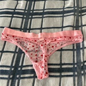 Victoria's Secret Pink Heart Thong